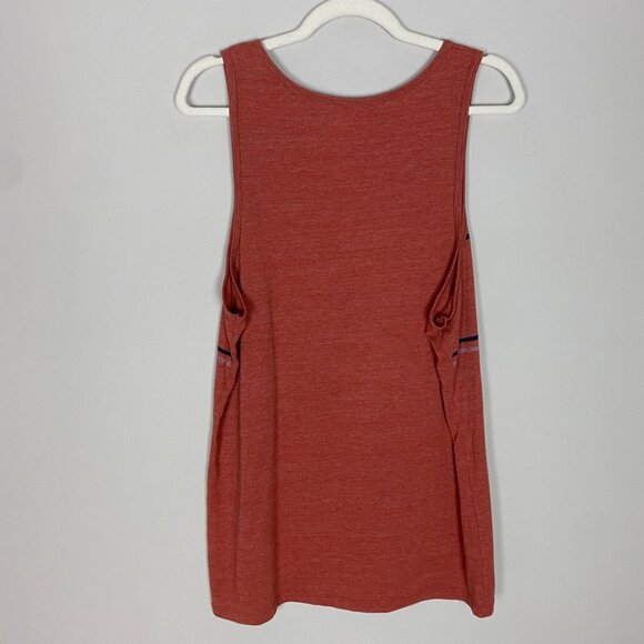 The North Face Mens Muscle Tank Top Large Active Orange Gym Workout - Picture 5 of 6